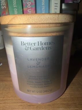 Better Homes & Gardens Lavender & Lemonade Scented Candle